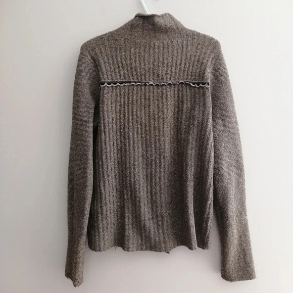 Free People Cuddle Bear Admiral Chenille Knit Double Breasted Cardigan Small - Picture 5 of 16